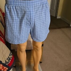 Ralph Lauren Blue Boxers with Elastic Waistband